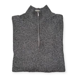 🍂 Calvin Klein Knit Quarter Zip Pullover Sweater